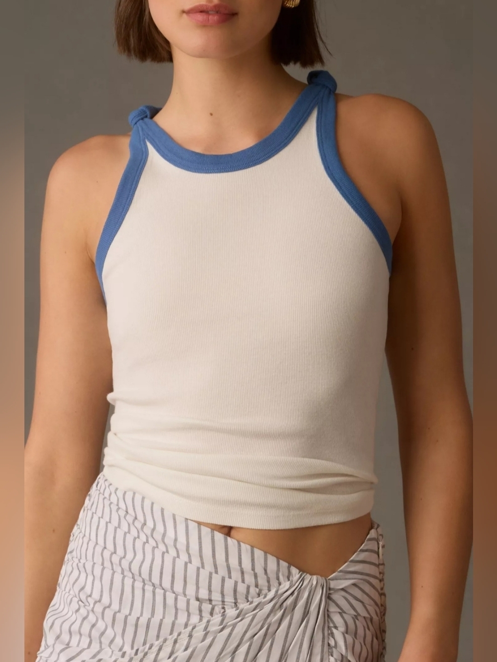Pilcro Shoulder-Knot Tank Size L